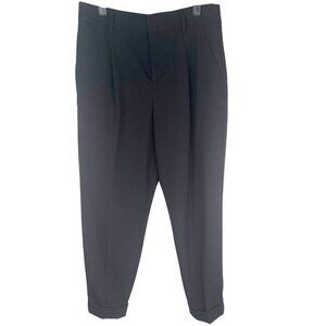 2/$30 Banana Republic Size 4 Womens Black Cuffed Trousers